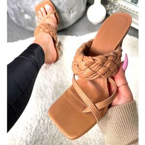 BRAND NEW WILD DIVA LOUNGS HIGH HEEL STILETTOS OPEN TOE SANDAL G1